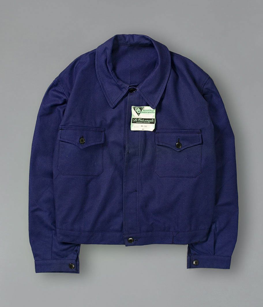 60's コットンツイルフレンチワークジャケット [Dead Stock] - Fresh