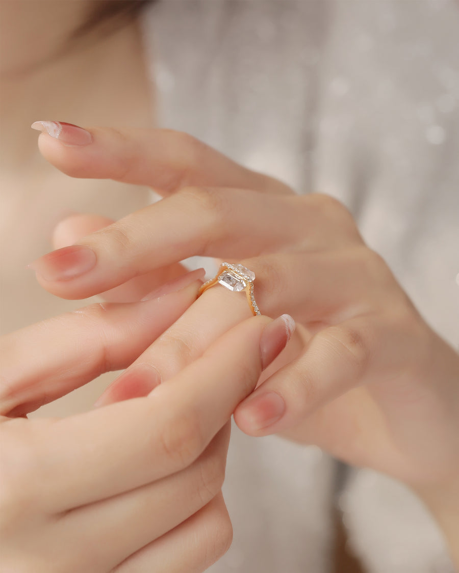 Ravicharme | Nude リング モアサナイト – RAVICHARME