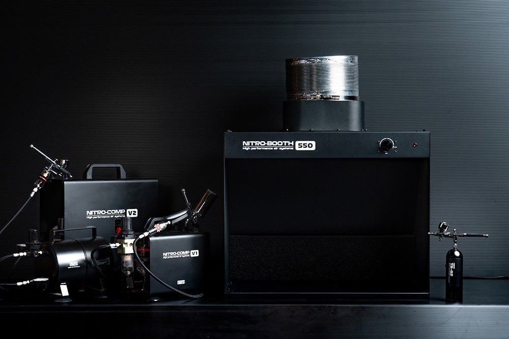 PROFIX NITRO-BOOTH ニトロブース 卓上塗装ブース 450/550 – RAYWOOD