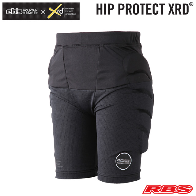 eb's HIP PROTECT XRD® エビス ヒップ プロテクト ポロン BLACK