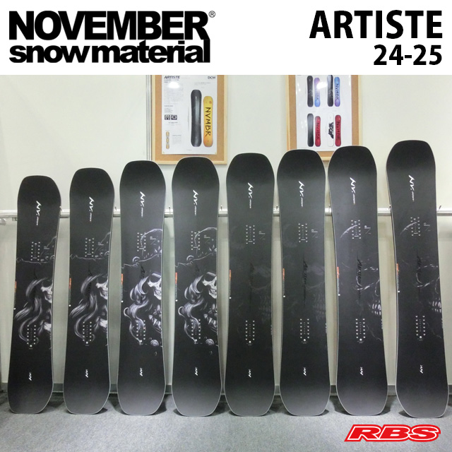 NOVEMBER 24-25 ARTISTE スノーボード 日本正規品RBS
