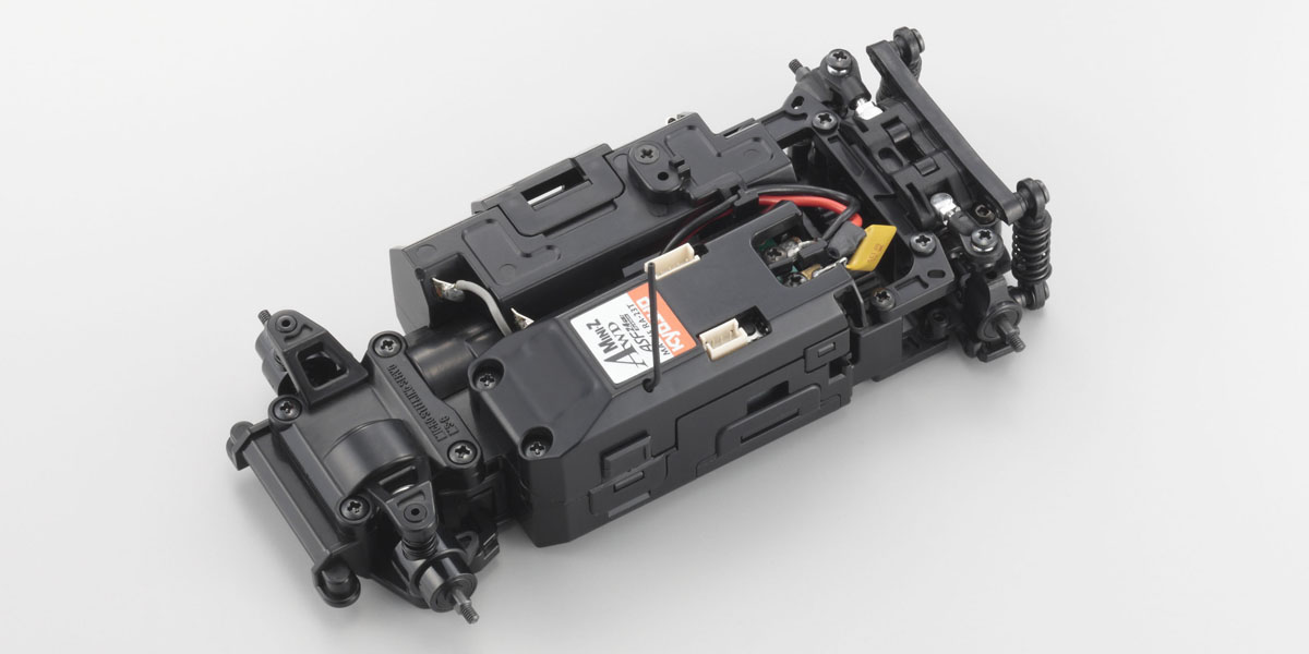 ミニッツAWD MA-015DWS ASF ボディ/シャシーセット Audi R8 LMS 30533S