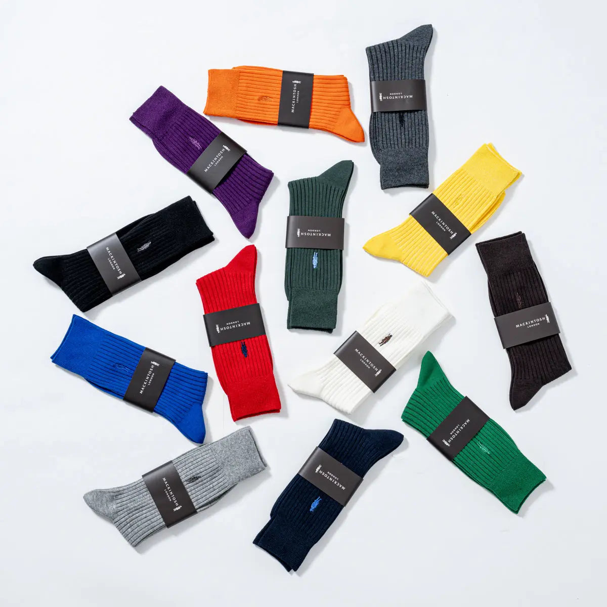 MACKINTOSH LONDON マッキントッシュ ロンドン ソックス ワンポイント