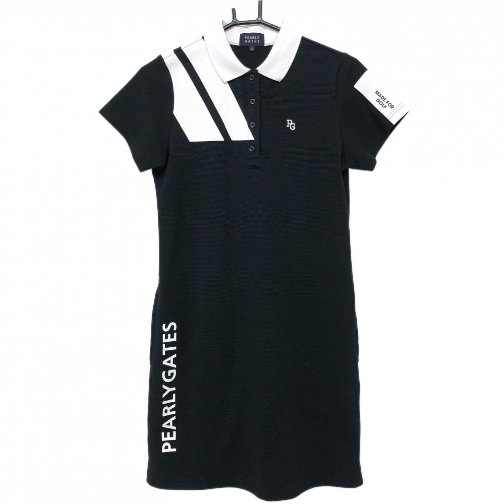 パーリーゲイツ】フロッキー ロゴ 半袖ポロ ワンピース ゴルフ L