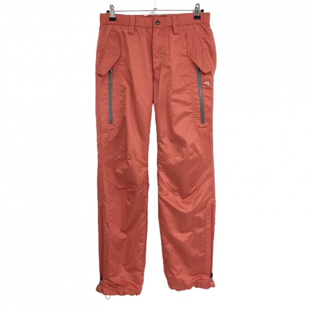 パーリーゲイツ ゴルフ ロングパンツ 5/L 蓄熱 ナイロン オレンジ系