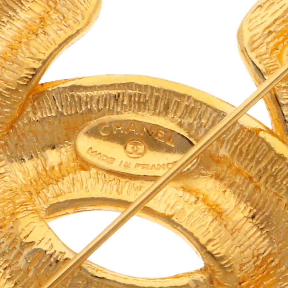 CHANEL シャネル ブローチ ココマーク 大振り ヴィンテージ ゴールド