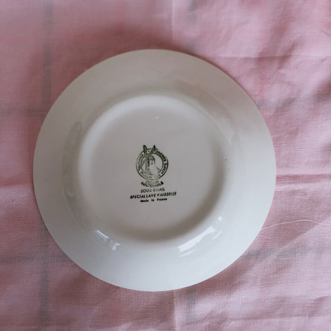 ムーランデルー Moulin des Loups チェック柄 キャロットプレート B