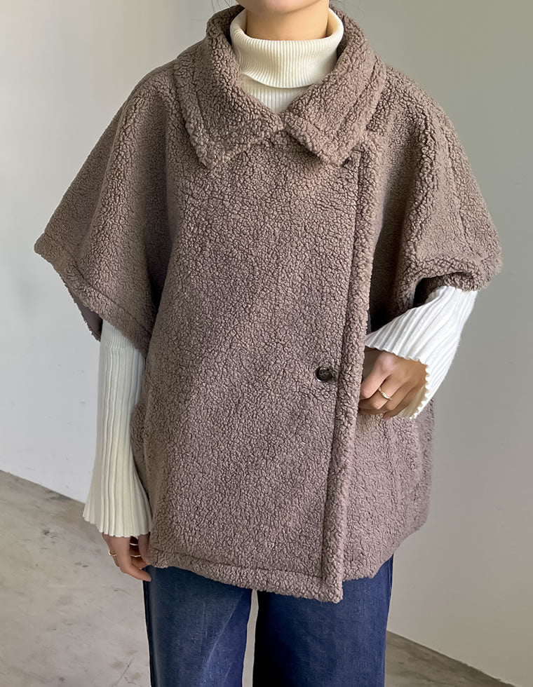 テディボアポンチョジャケット - ジャケット/アウター通販 | 人気