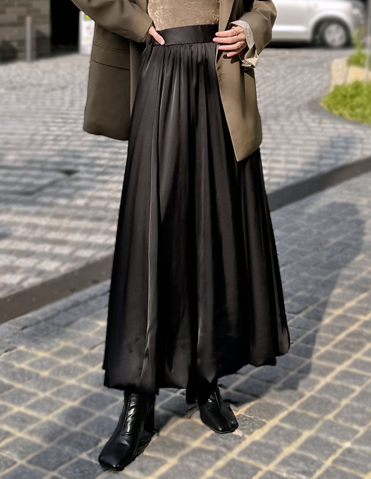 サテンバルーンスカート - スカート通販 | 人気レディースファッション