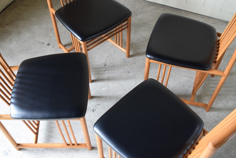 イタリア A.Sibau製 ダイニングチェア 4脚セット | REFACTORY antiques