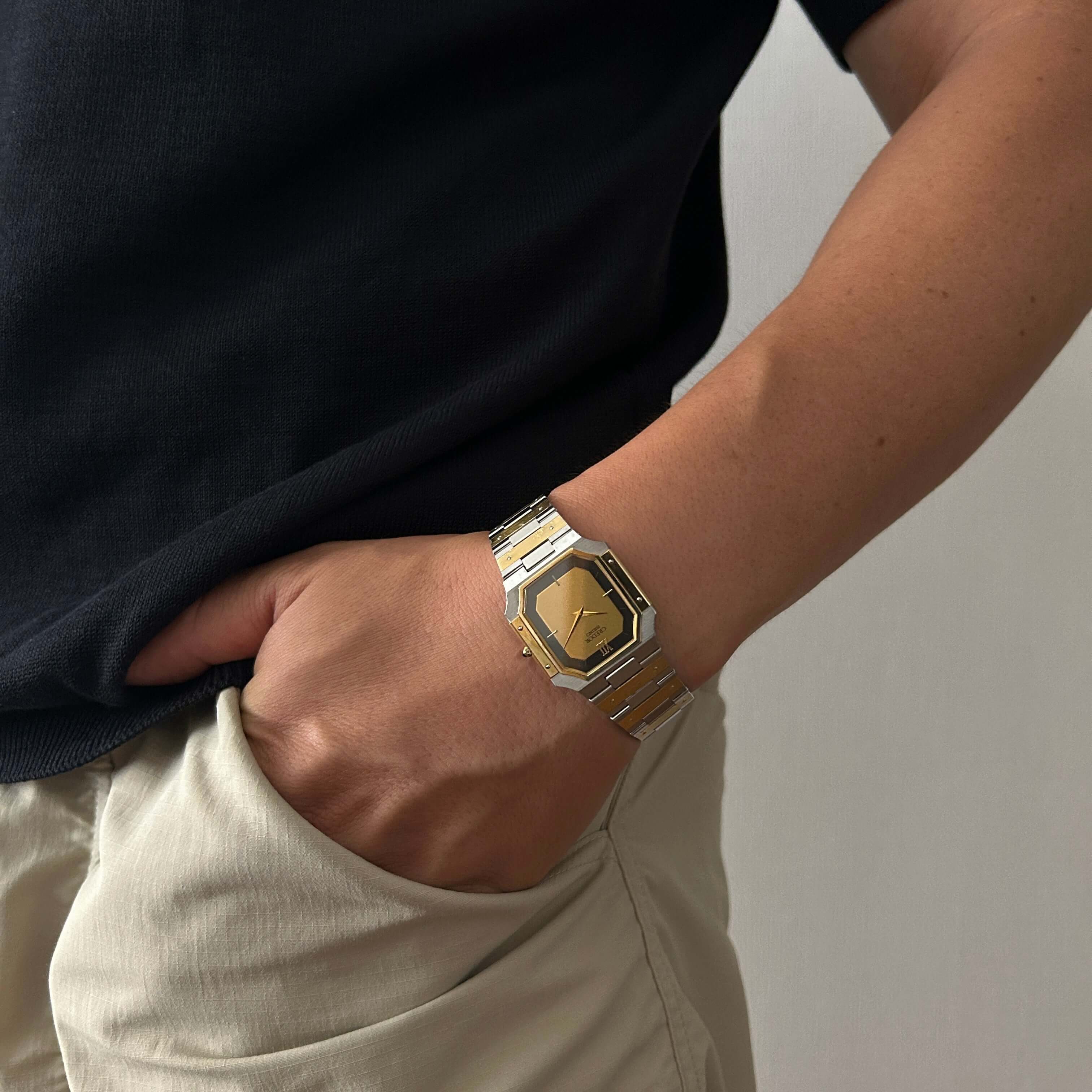 SEIKO】 セイコー クレドール 14KYG×SS 9300-5320