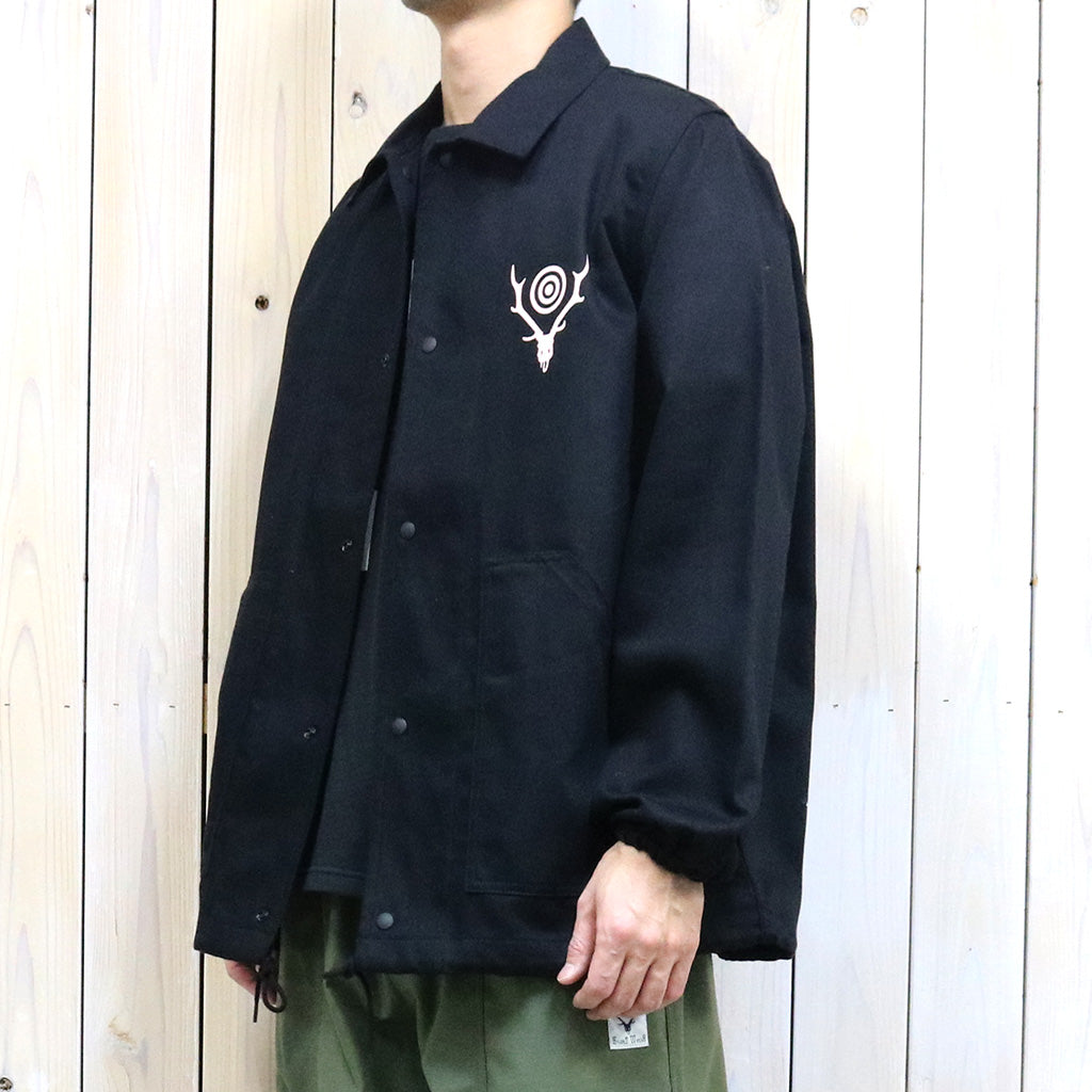 SOUTH2 WEST8『Coach Jacket-Cotton Twill』(Black) – Reggieshop