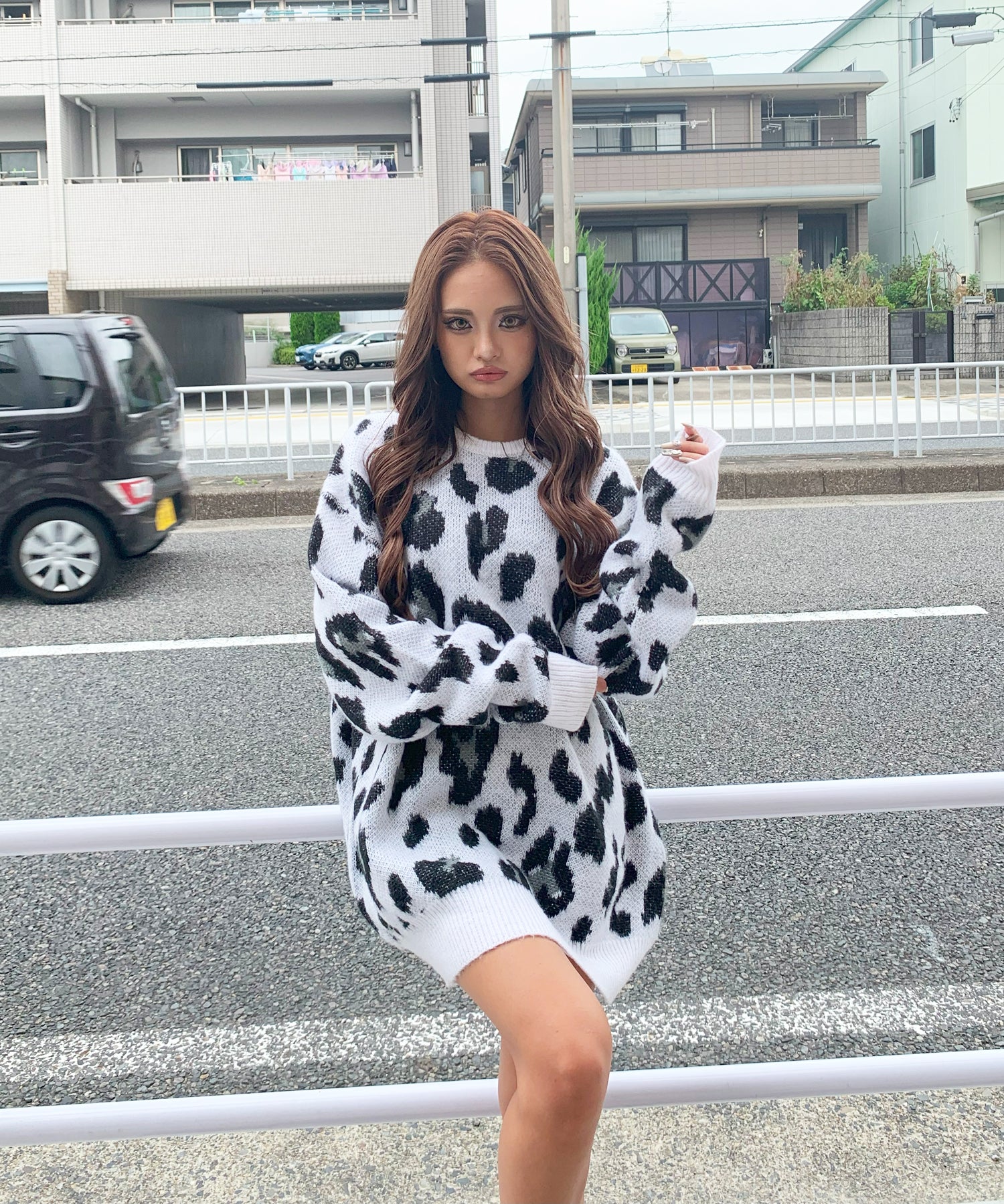 モヘアタッチレオパードニット – REGIEVO