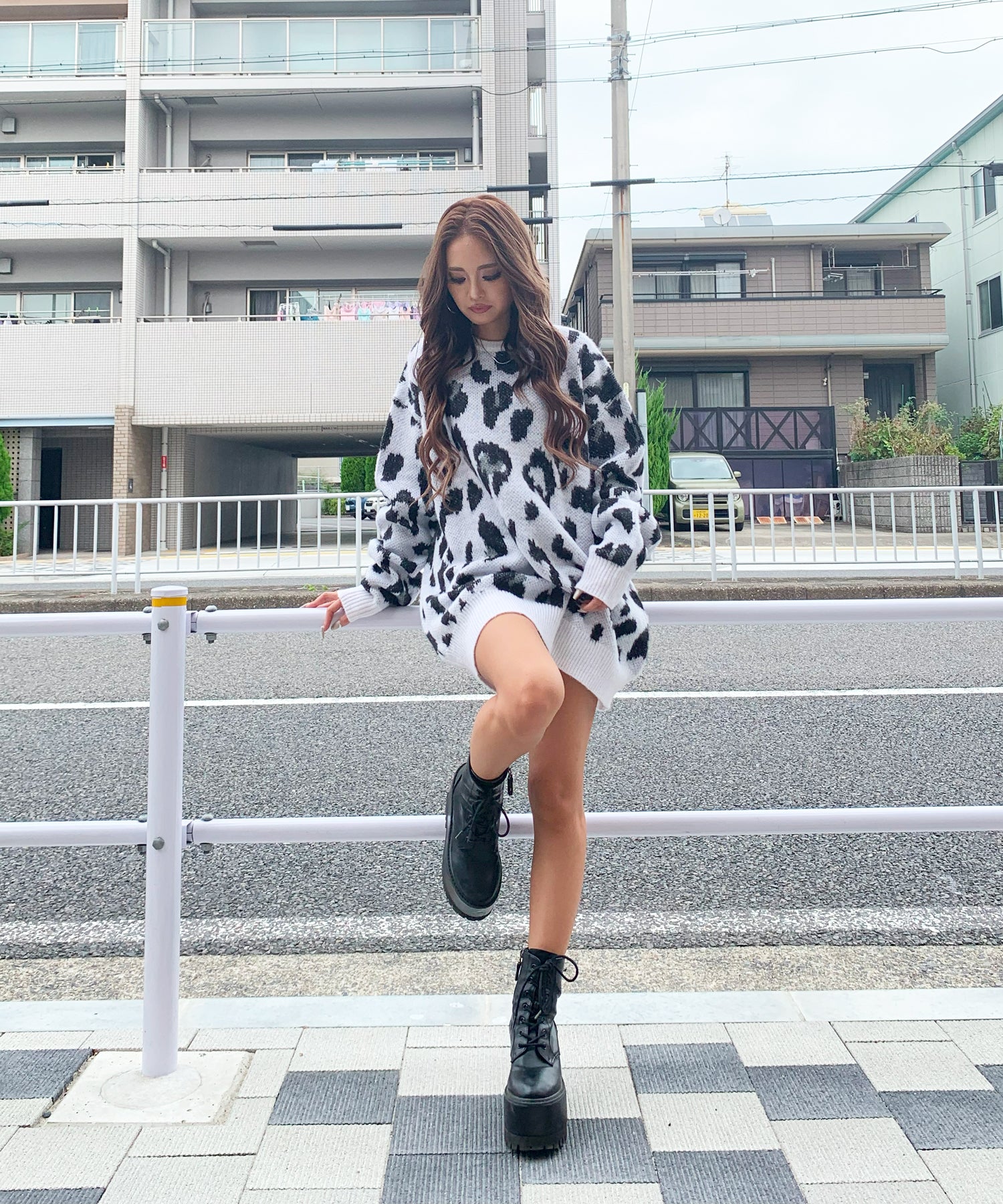 モヘアタッチレオパードニット – REGIEVO