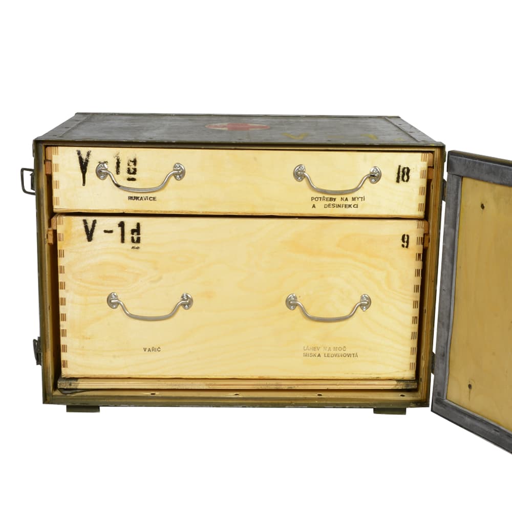 チェコ軍放出品 メディカルボックス 2段引き出し | ミリタリーショップ