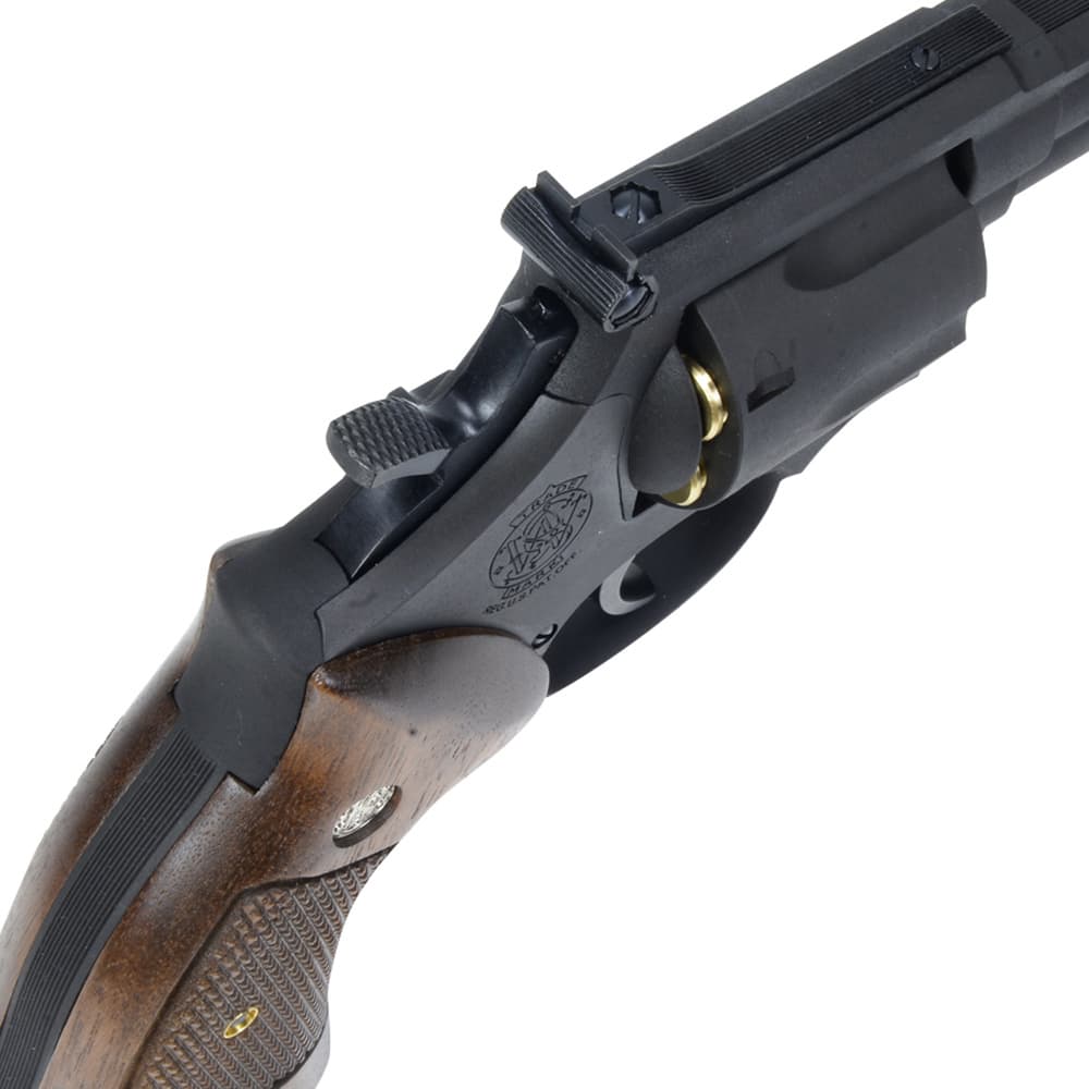 マルシン 発火式モデルガン S&W M586 4インチ 完成品 ブラックHW 木製