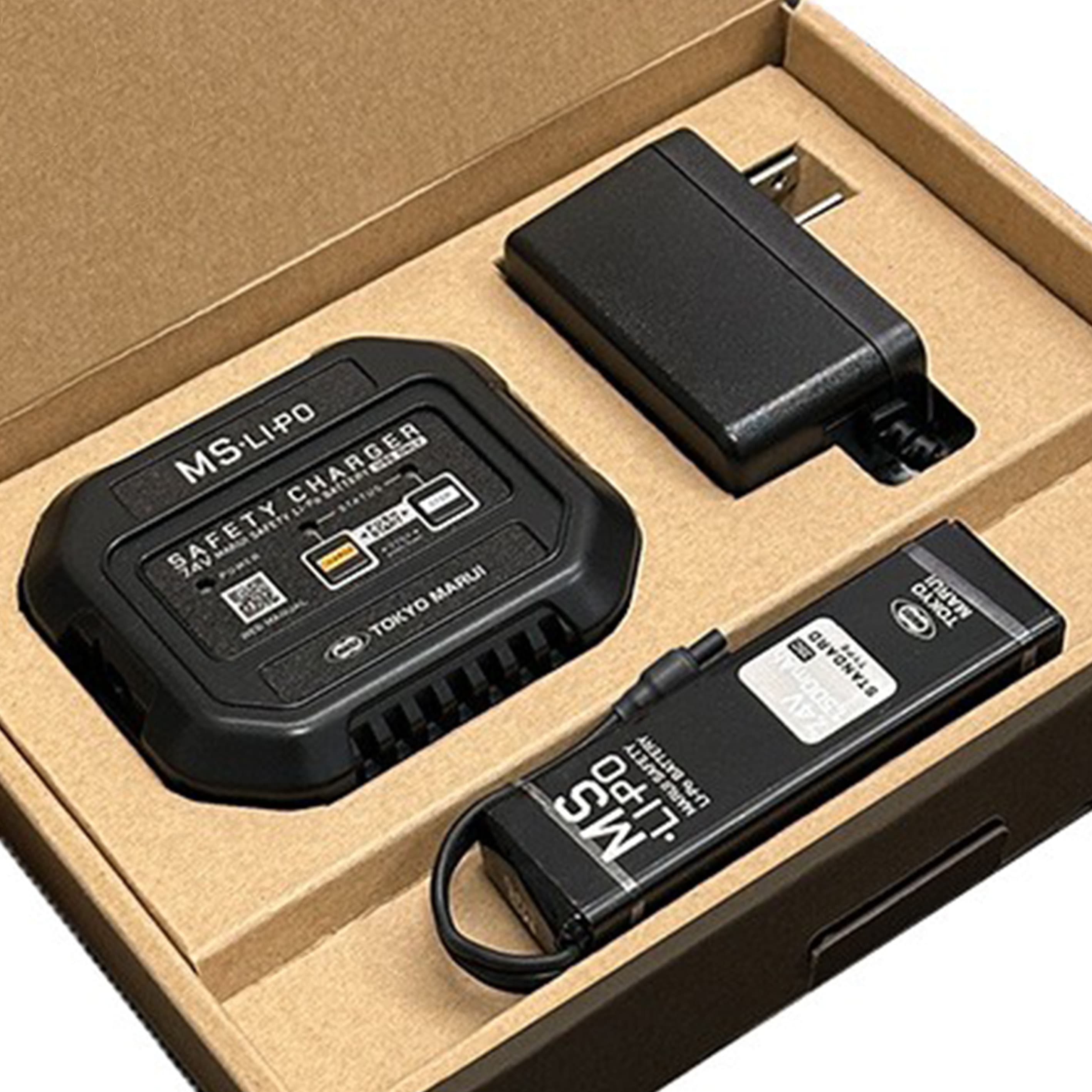 東京マルイ純正MS-LiPo リポバッテリー充電セット 東京マルイ msリポ