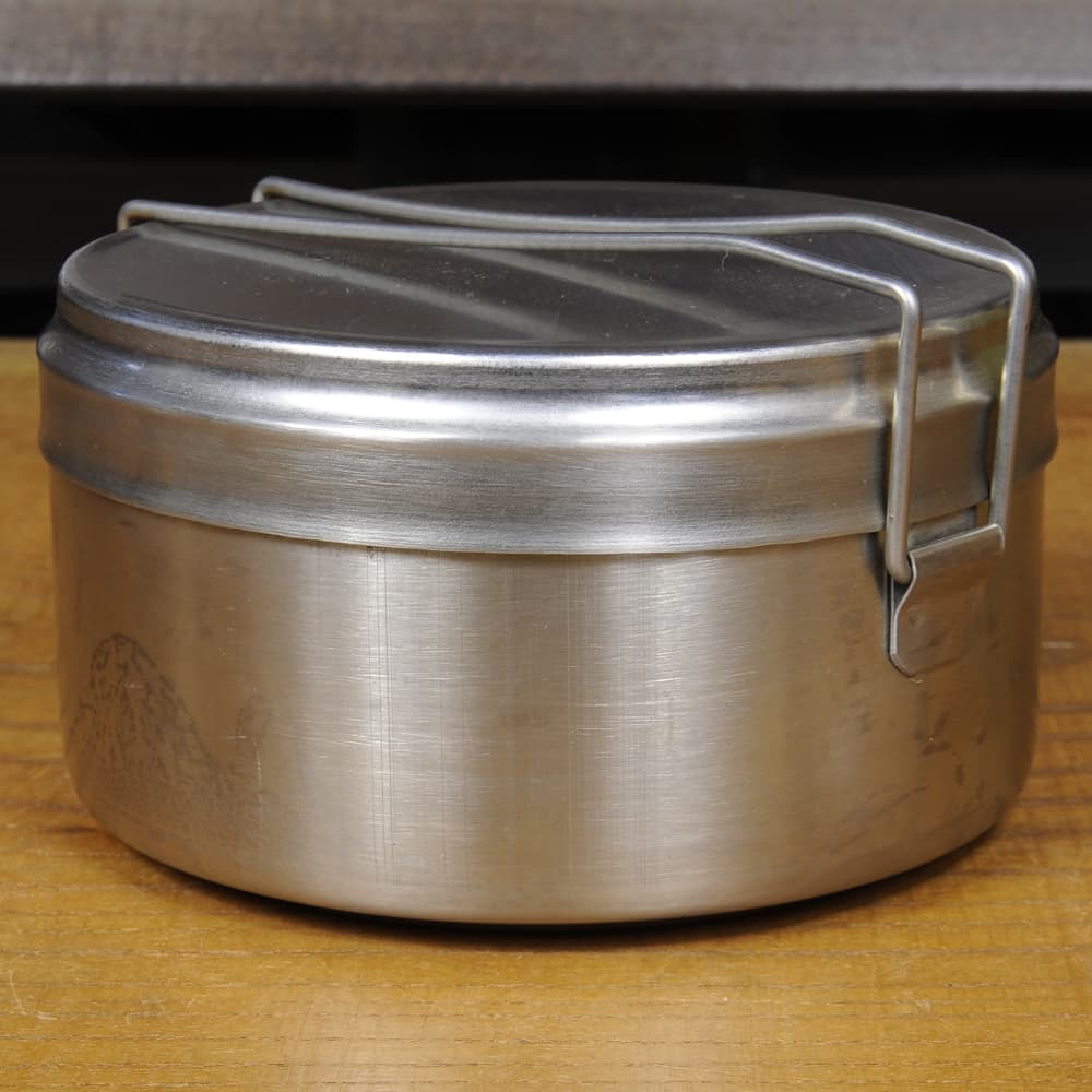 チェコ軍放出品 メスキット ステンレス製 2ピースクッカー デッド