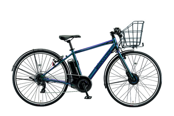 カゴ付きTB1e ブリヂストン(BRIDGESTONE) クロスバイク 27インチ