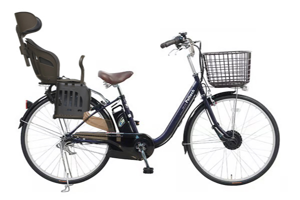 ヘッドレスト付チャイルドシート搭載TDF-14Z PELTECH 子供乗せ自転車