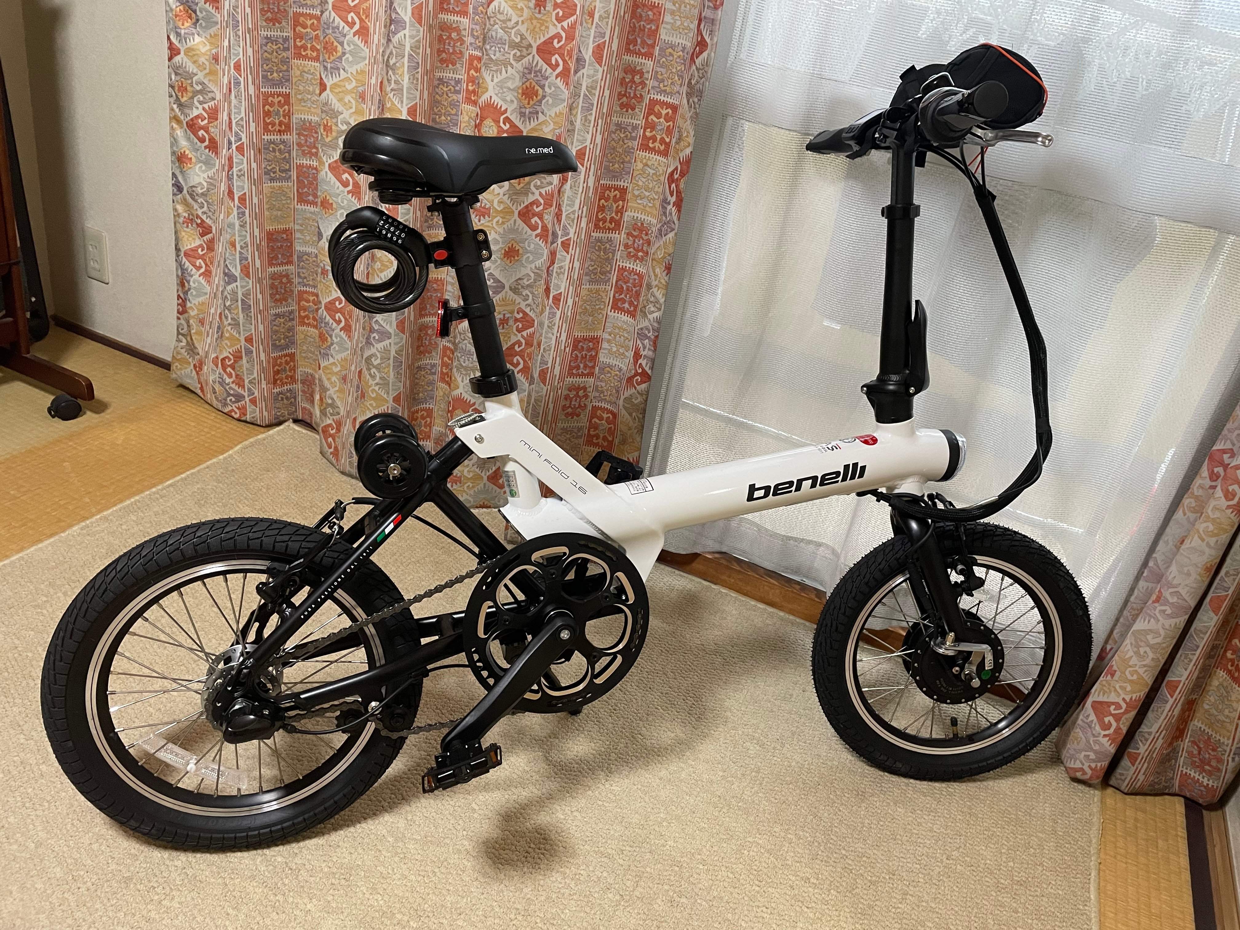 ベネリ(BENELLI) mini Fold 16 折りたたみ電動アシスト自転車(e-bike