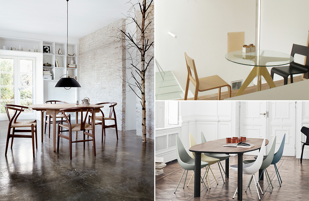 曲線デザインがおすすめ「ちょっといいダイニングテーブル」インテリア