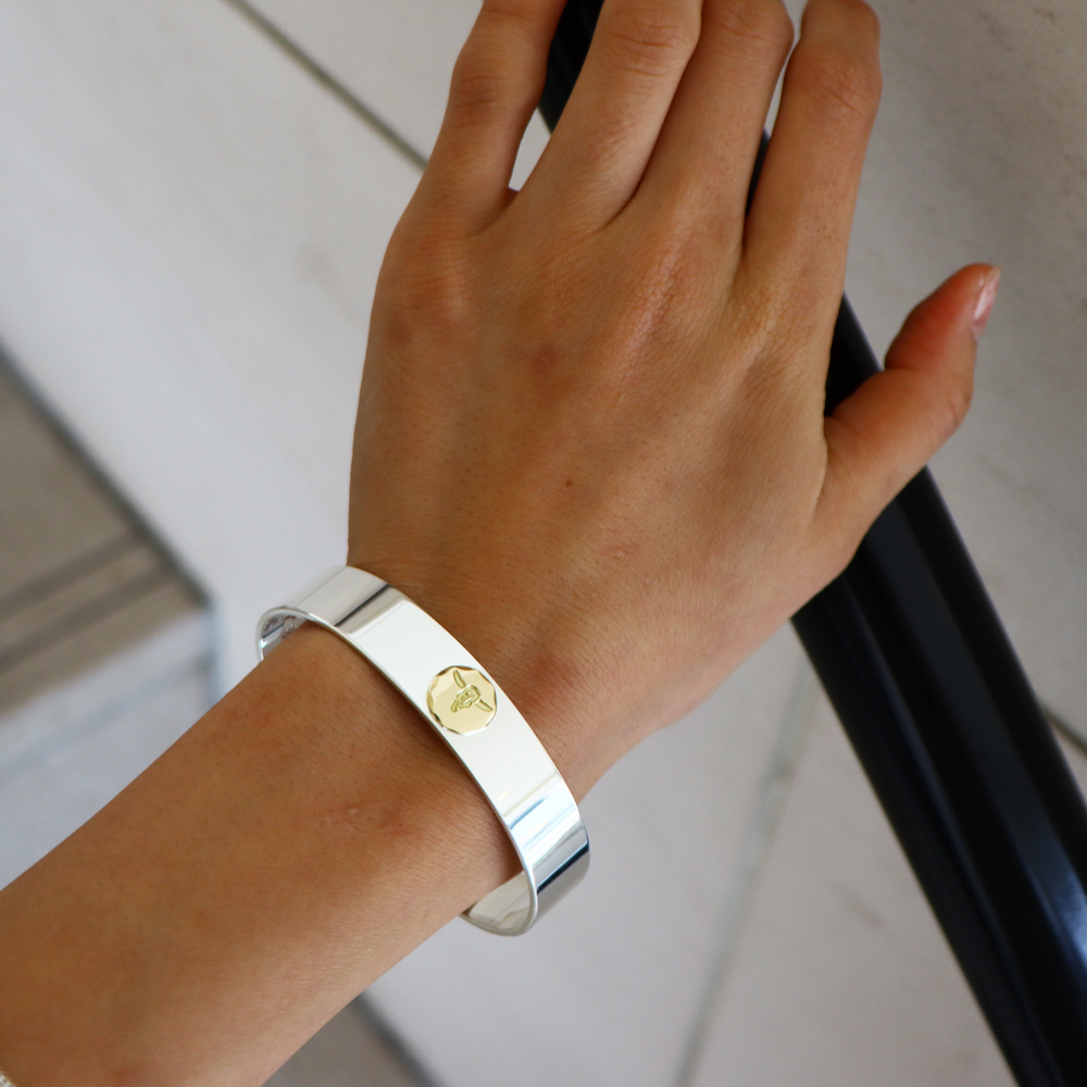 TADY&KING平打ちバングルK18ロングホーン ALL ITEM TADY＆KING ONLINE