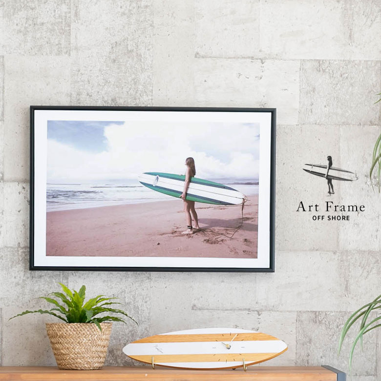 フレームアート アートフレーム サーフィン 海 風景 自然 W 60cm D