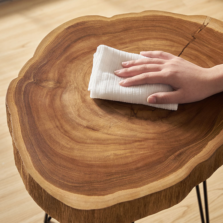 値下げ！グロウス リング サイドテーブル 原木テーブル 値下げ