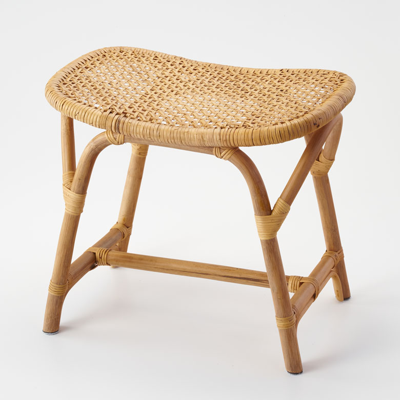 スツール ラタン 籐 天然素材 チェア 椅子 いす イス スクエア 長方形