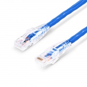 25ft Cat6 Snagless Unshielded Ethernet Patch Cable, Blue - FS.com