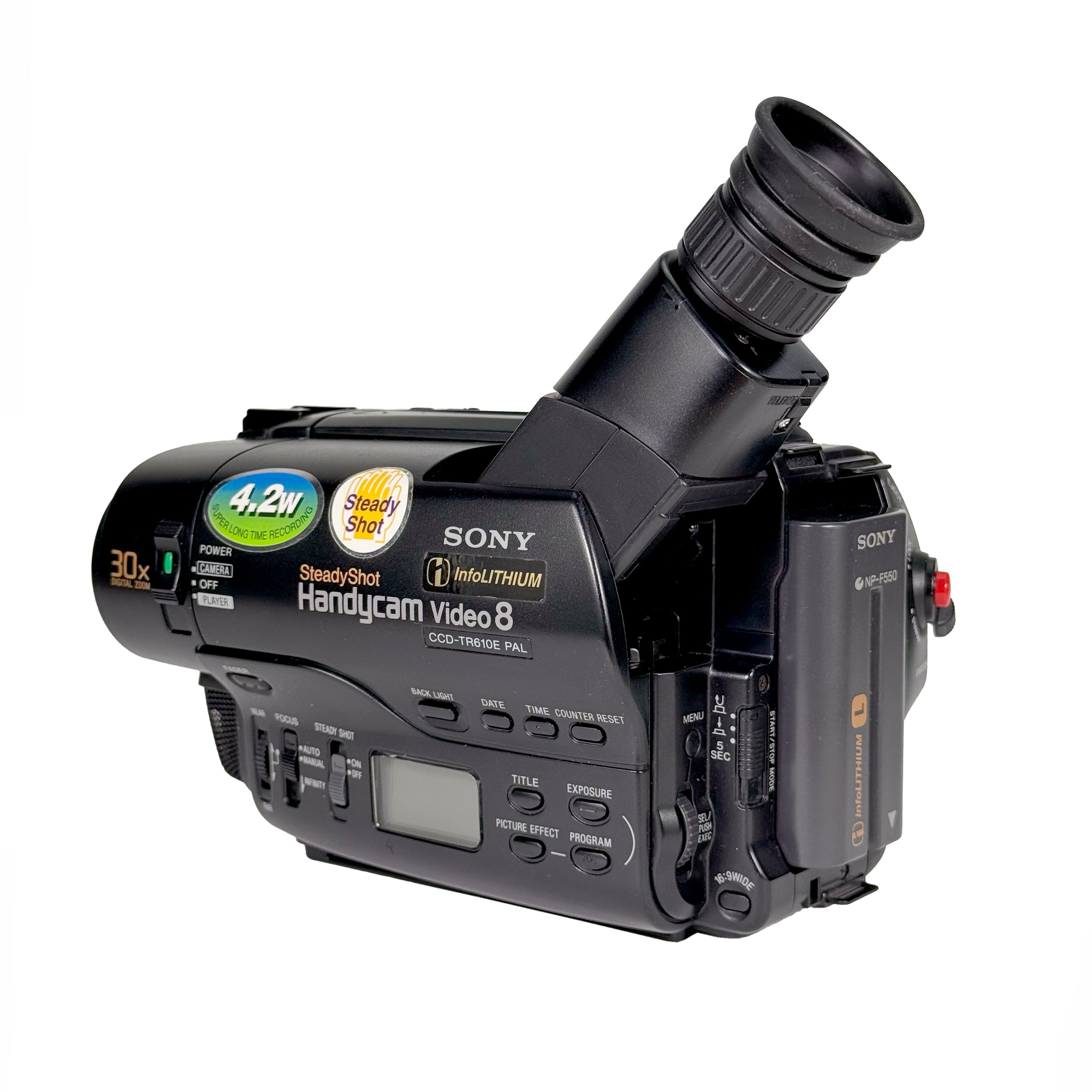 Sony Handycam CCD-TR610E PAL Video 8 Camcorder – Retro Camera Shop