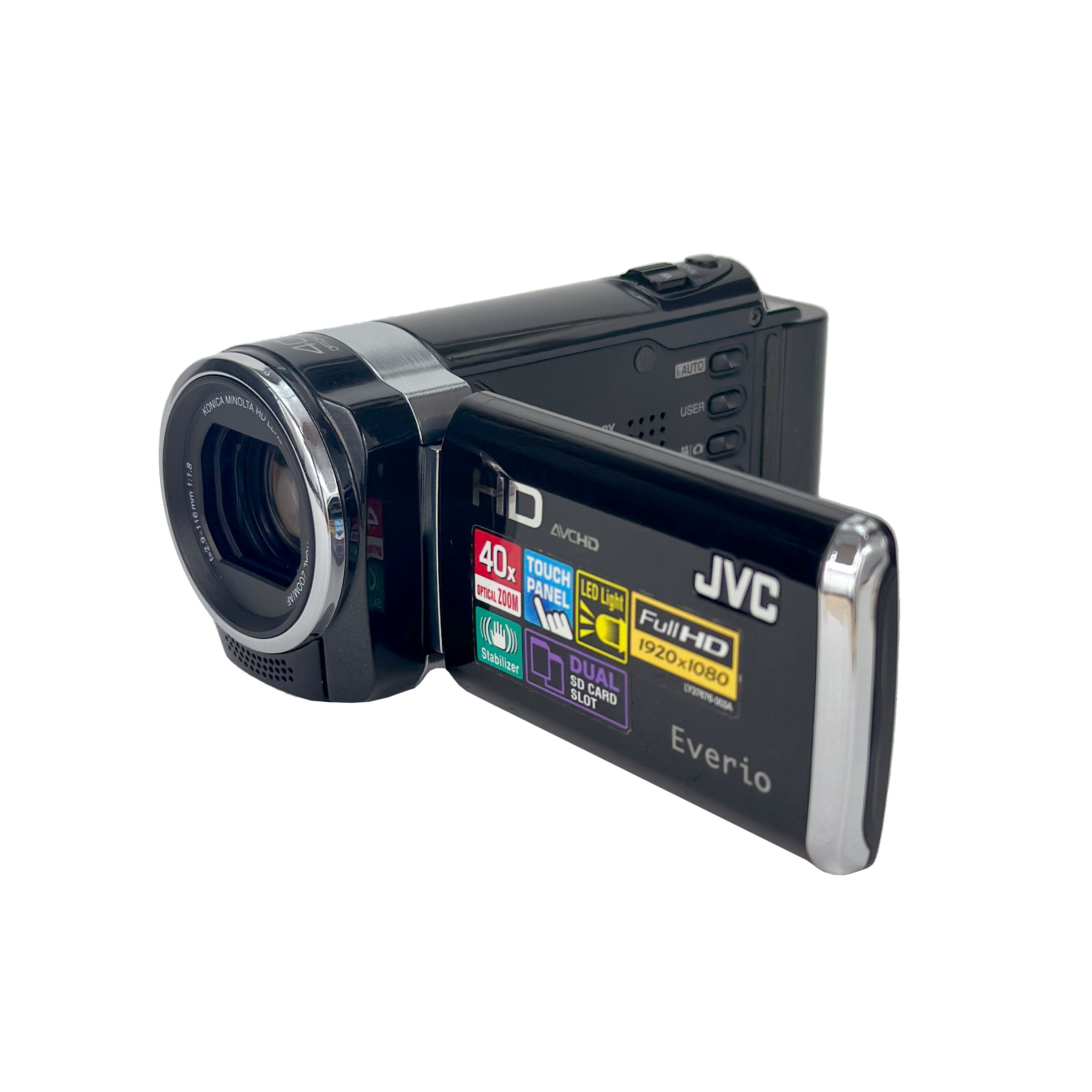 JVC Everio GZ-HM445BEK HDD Camcorder – Retro Camera Shop