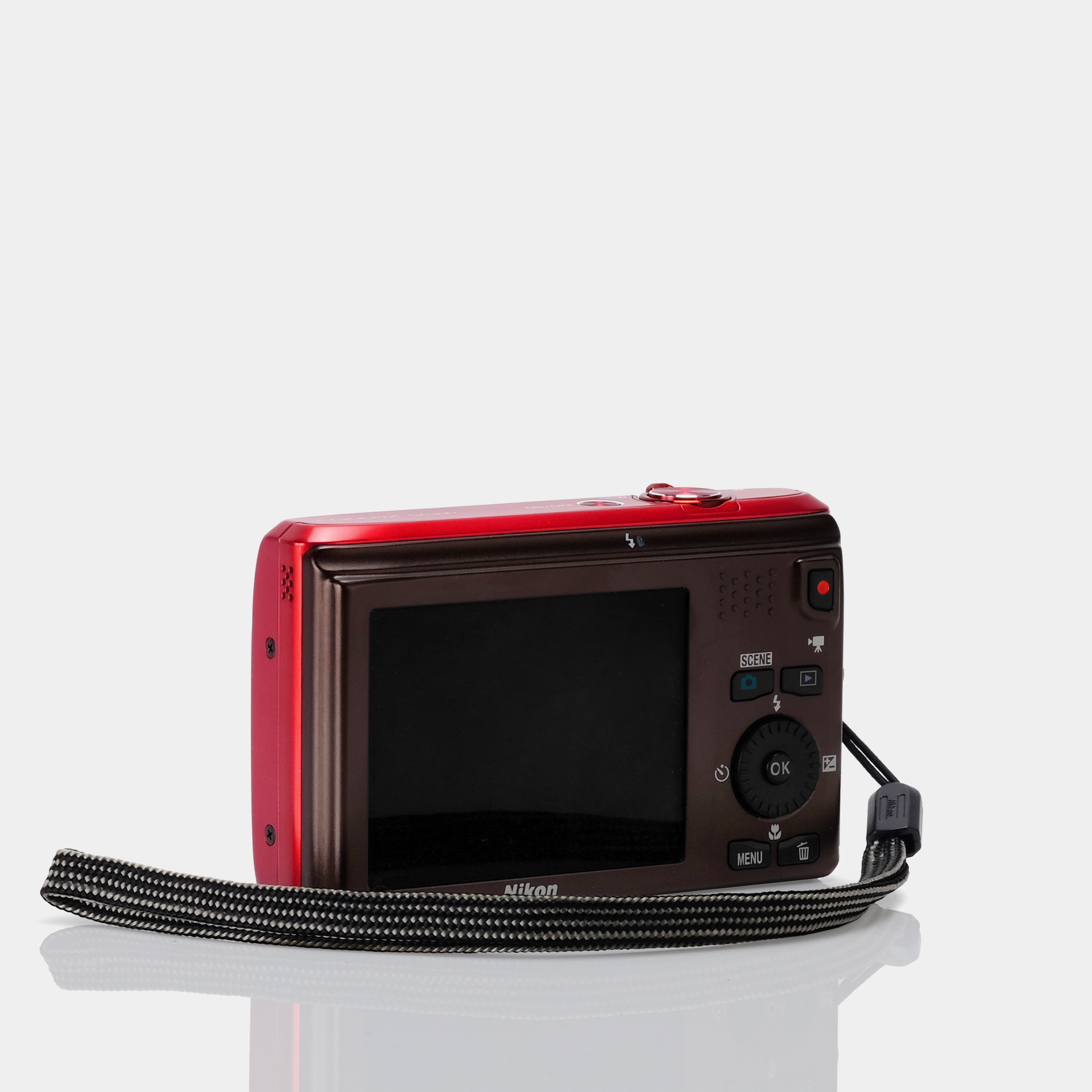 Nikon Coolpix S6300 Red Point and Shoot Digital Camera