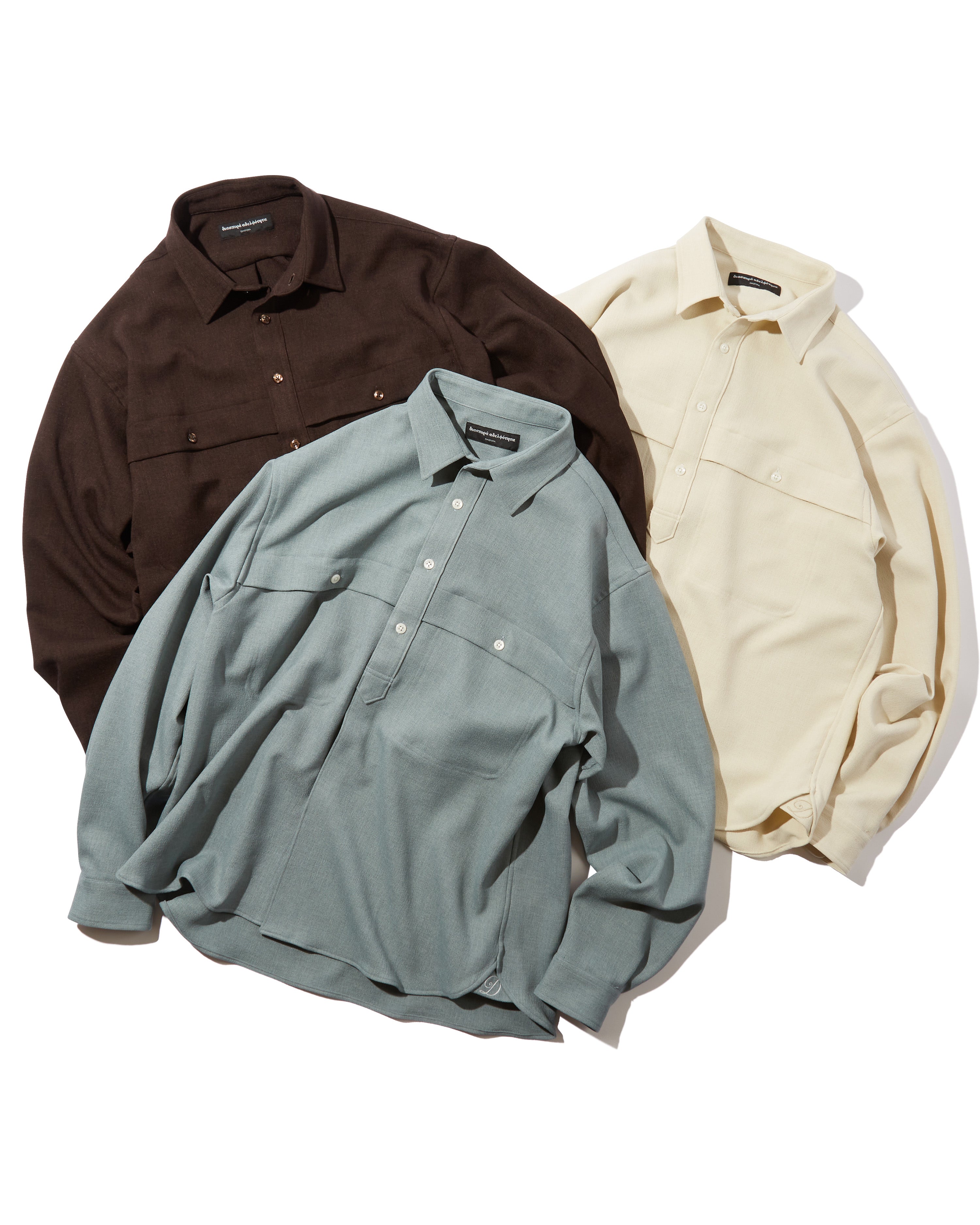 Bro Shirt(Brown)/Diaspora skateboards – Re'verth ONLINE SHOP