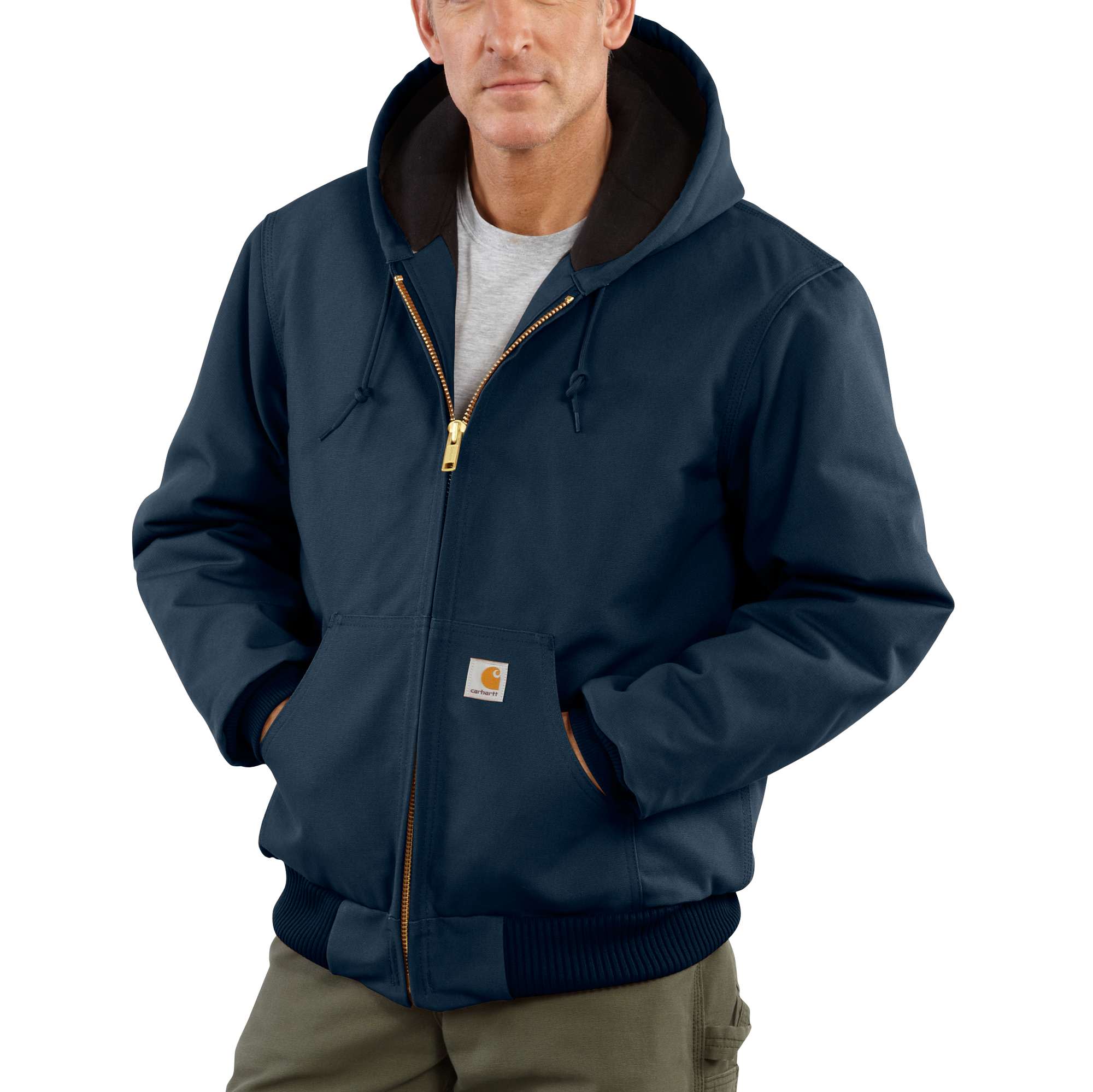 Men's Flannel-Lined Active Jac - Loose Fit - Firm Duck - 3 Warmest