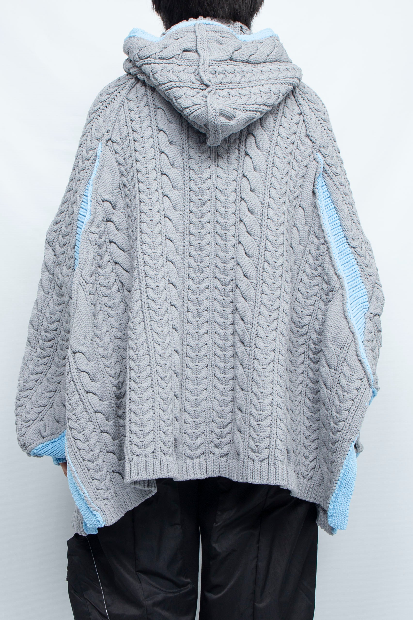 ケーブルニットビッグパーカー GRAY / BALMUNG（バルムング）通販 店舗