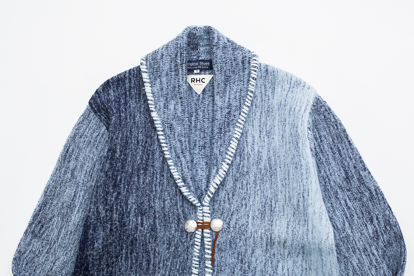ロンハーマン インディゴ カーディガン コンチョ RHC サイズL ロン