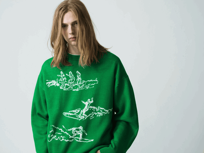 RHC Surf Drawing Jacquard Knit 1.11(Sat) New Arrival | RHC ronherman