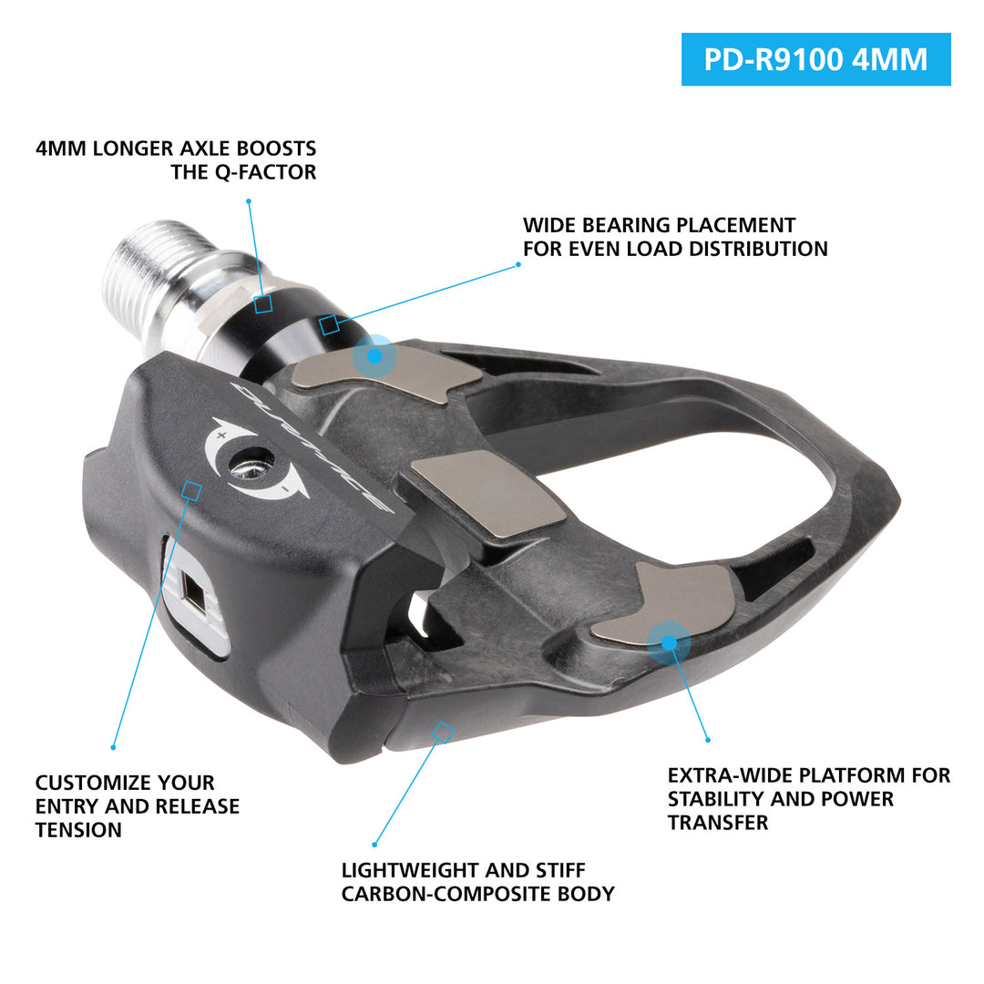 DURA-ACE PD-R9100 SPD-SL Carbon Pedals | Road Pedals| Ride Shimano