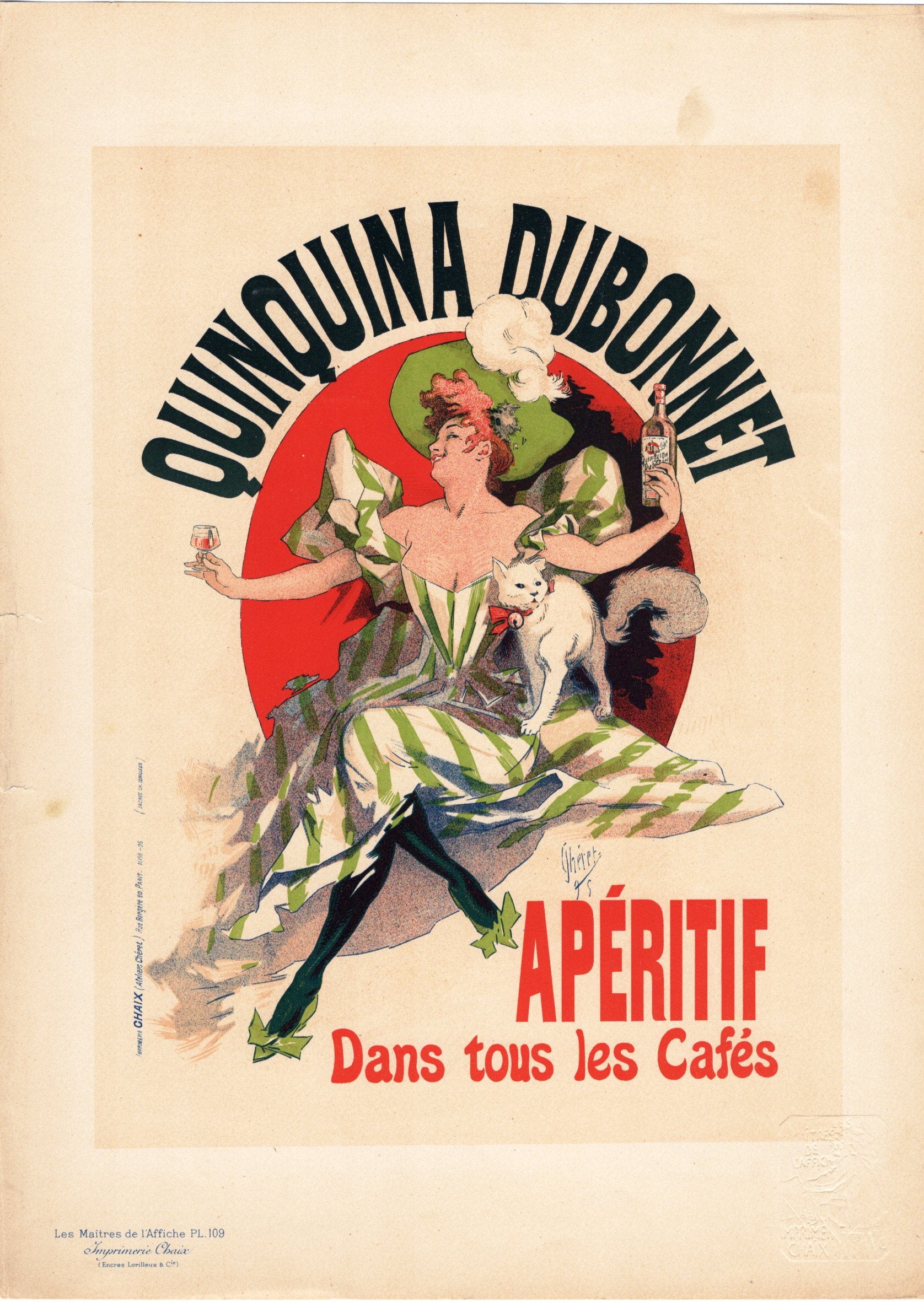 ジュール・シェレ ≪カンキナ・デュボネ≫（Les Maîtres de l'Affiche