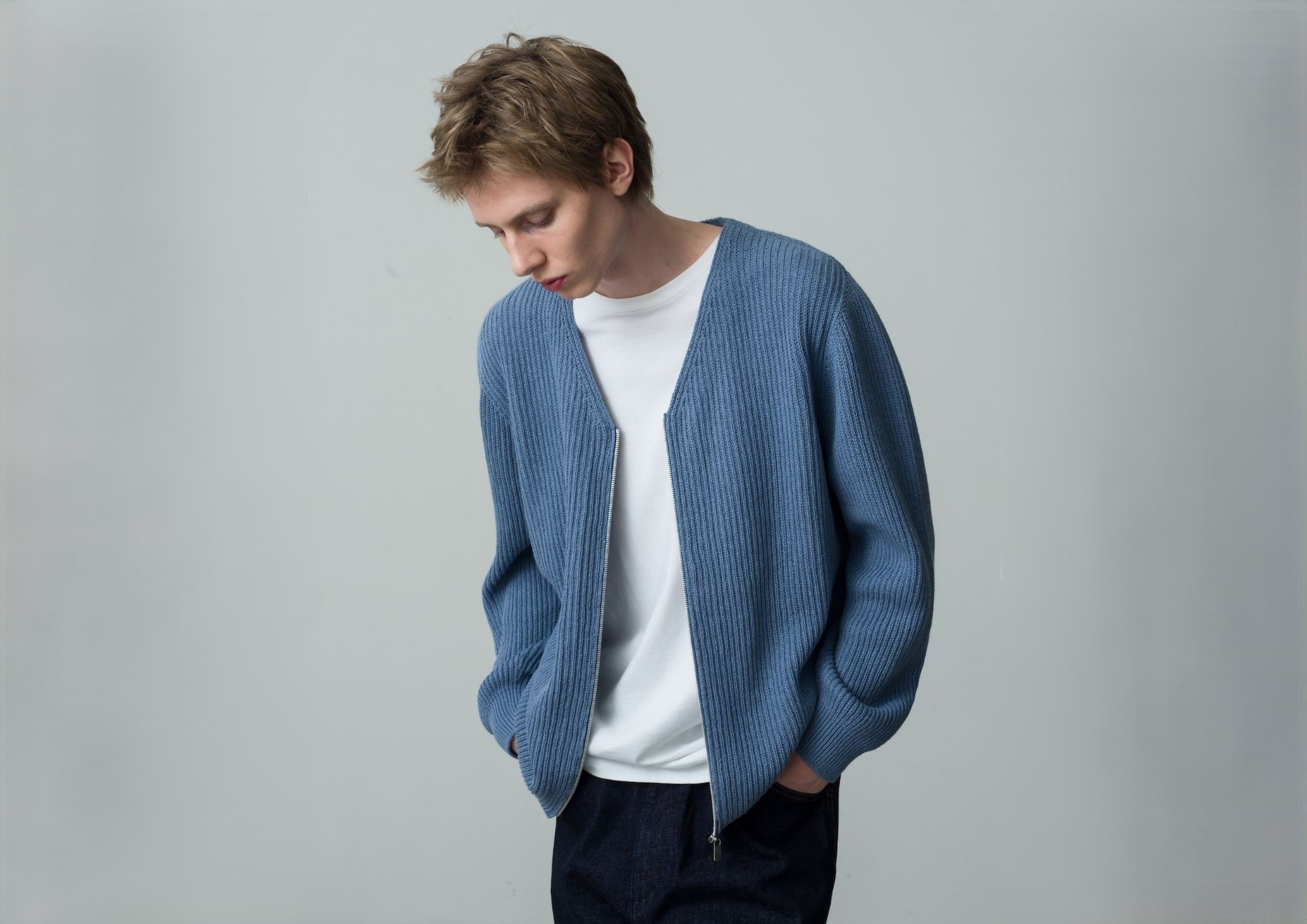 Ron Herman California Front Zip Knit Cardigan New Arrival News