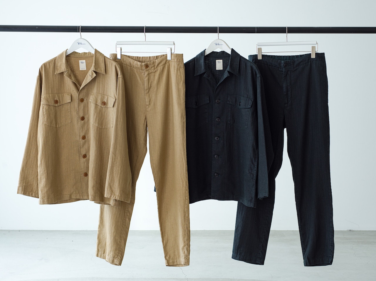 Ron Herman California Linen Herring Bone Shirt Jacket ＆ Easy