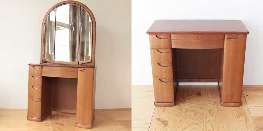 R0099：ドレッサーの鏡部分だけ取り外してキャビネットにリメイク