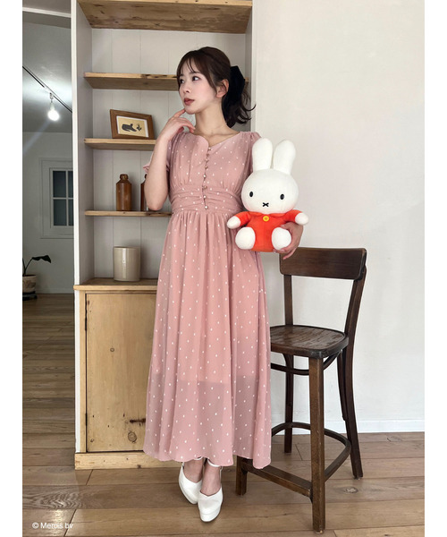 miffy 総柄フレアワンピース｜MIIA ミーア 商品詳細｜ファッション通販