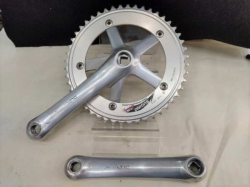☆美中古Dura Ace FC-7600ピスト用クランクNJS刻印あ165mm ☆美中古