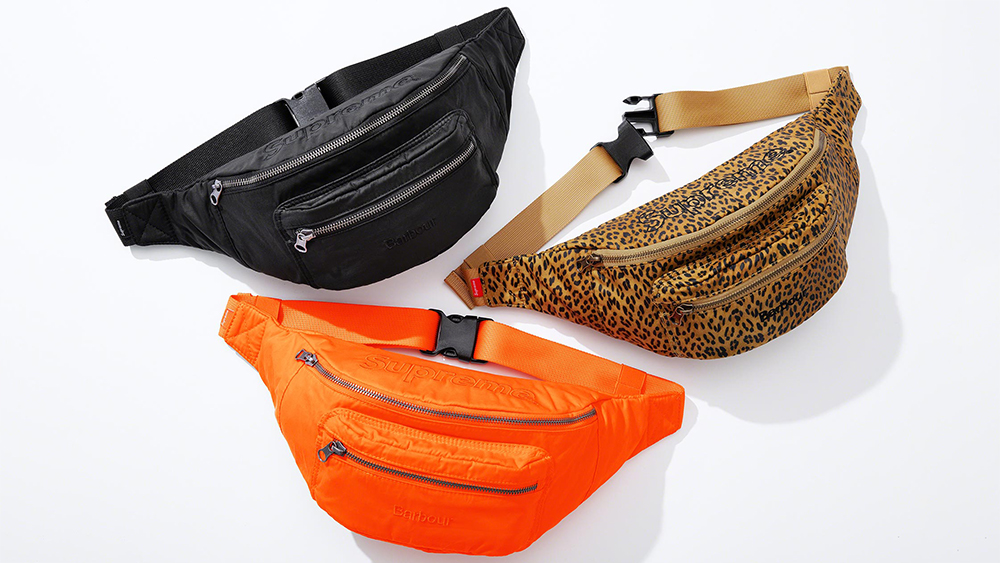 Supreme, Barbour Drop Collaboration of Jackets, Hats and Fanny Packs