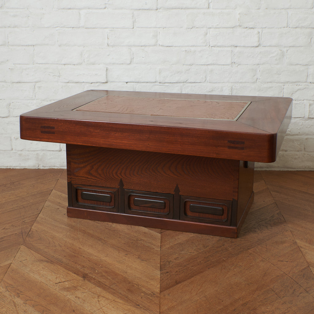 欅材 関西火鉢テーブル｜rocca rocca