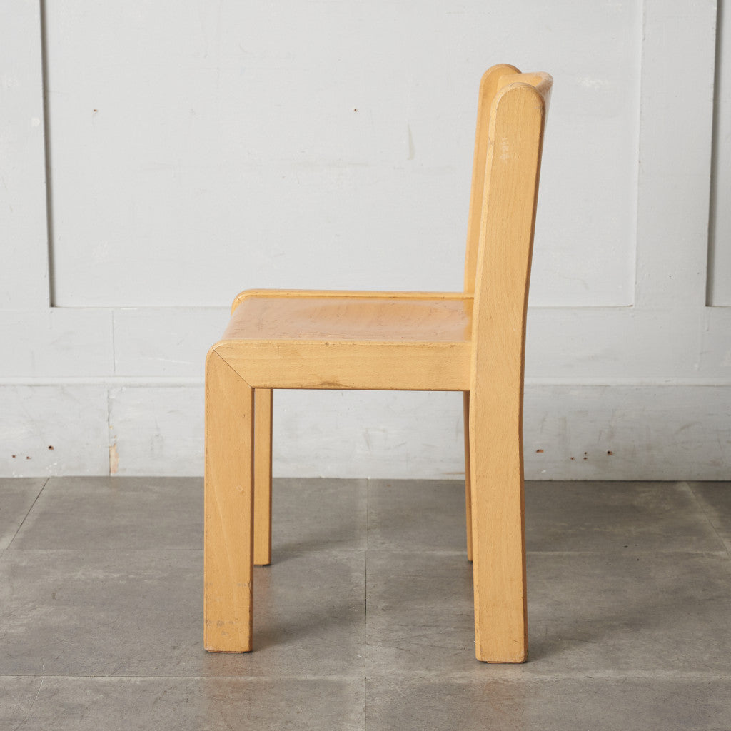 英国ヴィンテージ スタッキングスクールチェア｜rocca rocca