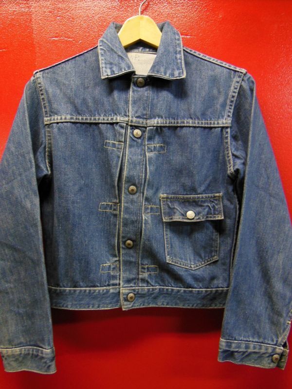 1950'S J.C.PENNEY FOREMOST ONE POCKET 1ST TYPE DENIM JACKET - ROCK